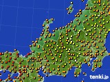 2018年08月19日の北陸地方のアメダス(気温)