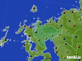 佐賀県のアメダス実況(日照時間)(2018年08月20日)