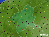 群馬県のアメダス実況(日照時間)(2018年08月21日)