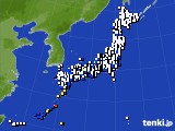 アメダス実況(風向・風速)(2018年08月21日)