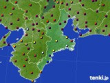 2018年08月22日の三重県のアメダス(日照時間)