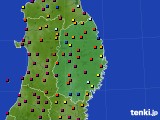 2018年08月22日の岩手県のアメダス(日照時間)