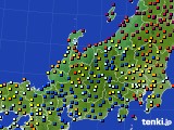 2018年08月23日の北陸地方のアメダス(日照時間)