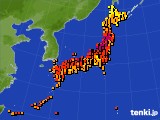 アメダス実況(気温)(2018年08月23日)