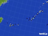 沖縄地方のアメダス実況(風向・風速)(2018年08月23日)