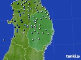 岩手県のアメダス実況(降水量)(2018年08月24日)