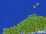 島根県のアメダス実況(気温)(2018年08月24日)