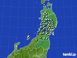 東北地方のアメダス実況(降水量)(2018年08月26日)