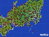 関東・甲信地方のアメダス実況(日照時間)(2018年08月26日)