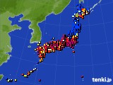 2018年08月26日のアメダス(日照時間)