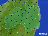 福島県のアメダス実況(日照時間)(2018年08月26日)