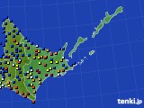 道東のアメダス実況(日照時間)(2018年08月26日)