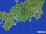 東海地方のアメダス実況(風向・風速)(2018年08月26日)