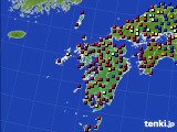 2018年08月28日の九州地方のアメダス(日照時間)