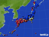 2018年08月28日のアメダス(日照時間)