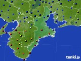 2018年08月28日の三重県のアメダス(日照時間)