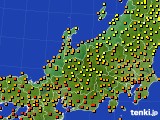 2018年08月28日の北陸地方のアメダス(気温)