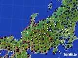 2018年08月29日の北陸地方のアメダス(日照時間)