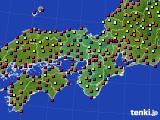 2018年08月29日の近畿地方のアメダス(日照時間)