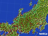 2018年08月29日の北陸地方のアメダス(気温)