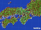 2018年08月29日の近畿地方のアメダス(気温)