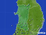 2018年08月30日の秋田県のアメダス(降水量)