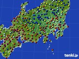 2018年08月30日の関東・甲信地方のアメダス(日照時間)