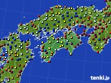 2018年08月30日の四国地方のアメダス(日照時間)