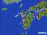 2018年08月30日の九州地方のアメダス(日照時間)