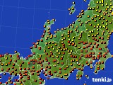 2018年08月30日の北陸地方のアメダス(気温)