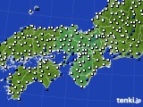 近畿地方のアメダス実況(風向・風速)(2018年08月30日)