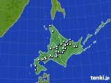 北海道地方のアメダス実況(降水量)(2018年08月31日)