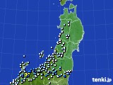 2018年08月31日の東北地方のアメダス(降水量)