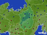 滋賀県のアメダス実況(日照時間)(2018年08月31日)