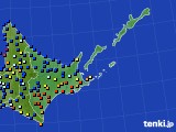 2018年08月31日の道東のアメダス(日照時間)