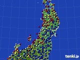 東北地方のアメダス実況(日照時間)(2018年09月02日)
