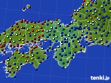 近畿地方のアメダス実況(日照時間)(2018年09月02日)