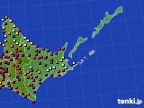 道東のアメダス実況(日照時間)(2018年09月02日)