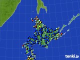 2018年09月03日の北海道地方のアメダス(日照時間)