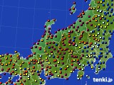 北陸地方のアメダス実況(日照時間)(2018年09月03日)