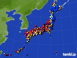 アメダス実況(日照時間)(2018年09月03日)