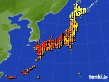 アメダス実況(気温)(2018年09月03日)