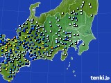 関東・甲信地方のアメダス実況(降水量)(2018年09月04日)