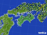 四国地方のアメダス実況(降水量)(2018年09月04日)