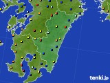 2018年09月04日の宮崎県のアメダス(日照時間)