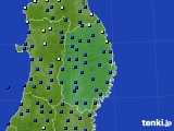 岩手県のアメダス実況(日照時間)(2018年09月04日)