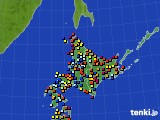 2018年09月05日の北海道地方のアメダス(日照時間)