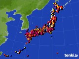 アメダス実況(日照時間)(2018年09月05日)