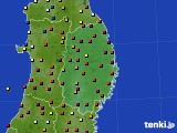 岩手県のアメダス実況(日照時間)(2018年09月05日)