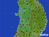 2018年09月05日の秋田県のアメダス(日照時間)